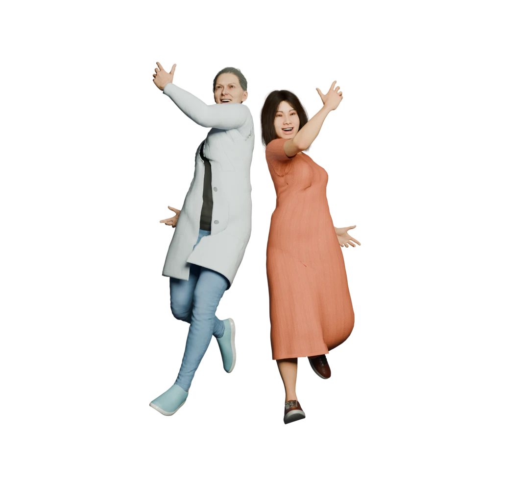 Model pose 1