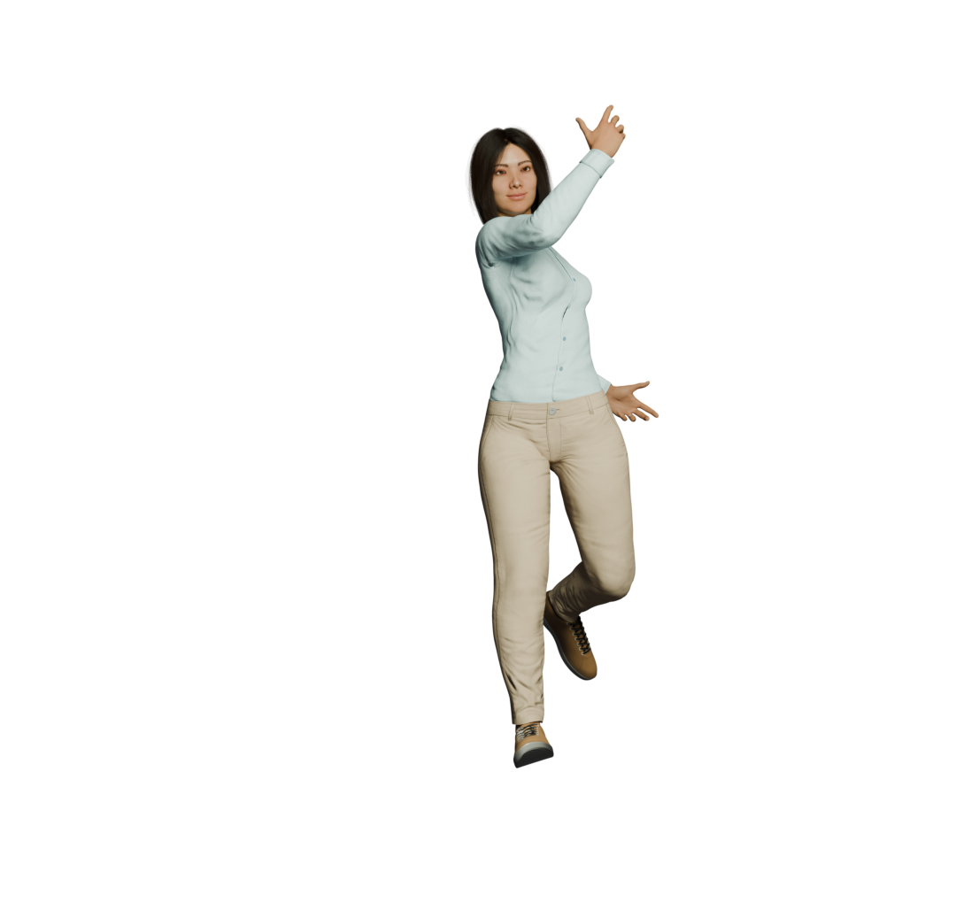 Model showcase right